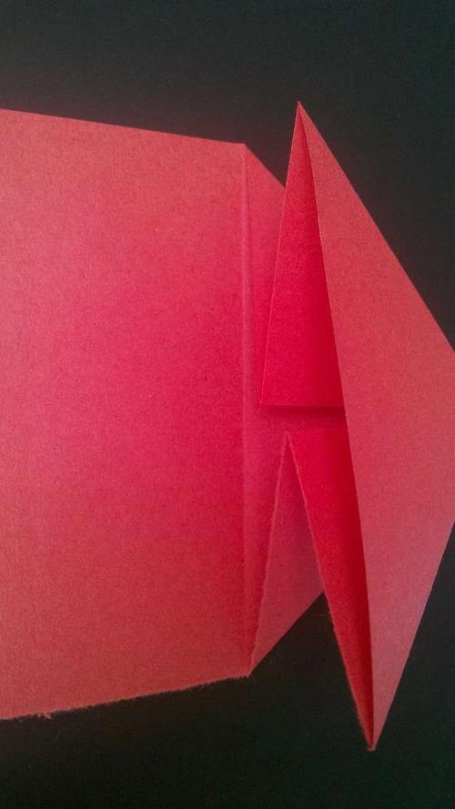 长方形纸怎么折心