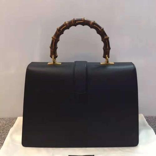 gucci 古驰复古三色竹节手柄星星宽肩带手提包