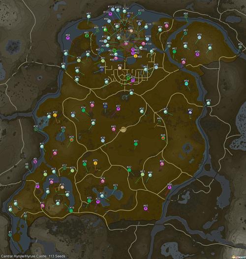 塞尔达传说旷野之息全900个呀哈哈位置在哪