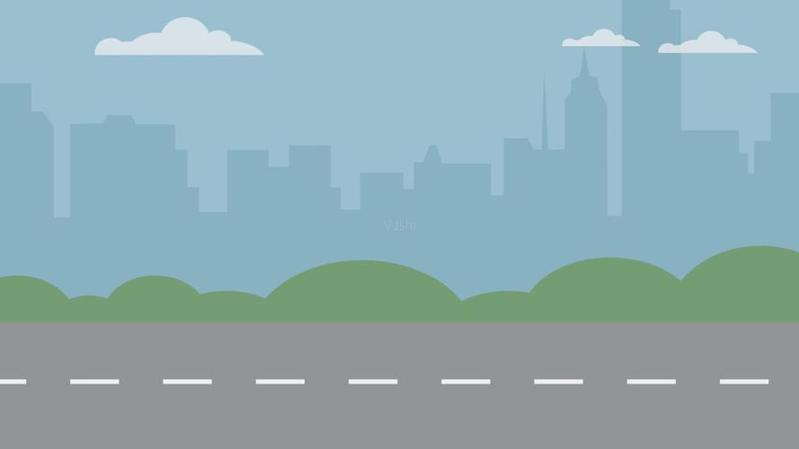 马路公路城市都市mg动画场景动画_1920x1080_高清视频