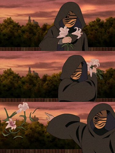 虎皮面具带土扔花壁纸纯自截非转载