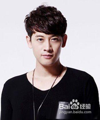 男生帅气时尚短发烫发