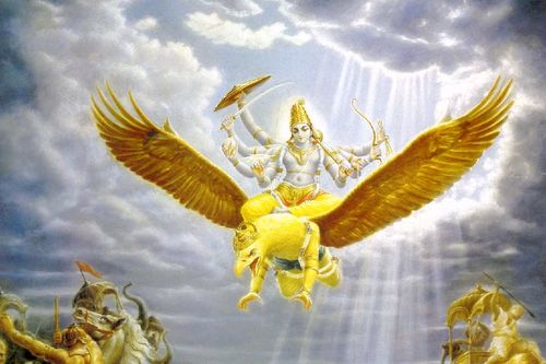 迦楼罗与毗湿奴