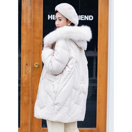 2020冬季网红同款韩版羽绒服女茧型中长加厚面包羽绒服