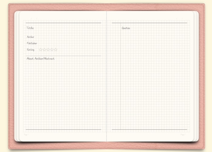 300套分类电子手账笔记模板