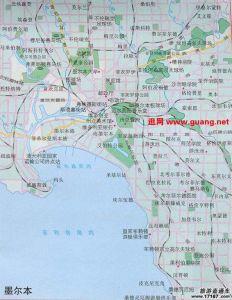 墨尔本地图
