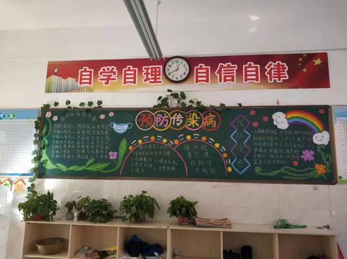 预防传染病,我们在行动---记亳州市第一小学四年级主题黑板报评比活动
