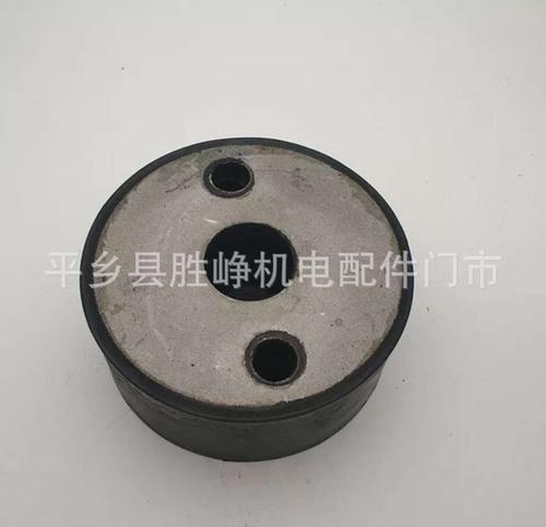 冲击夯减震块加铁橡胶防震块打夯机配件夯机把手胶块夯机包铁胶块