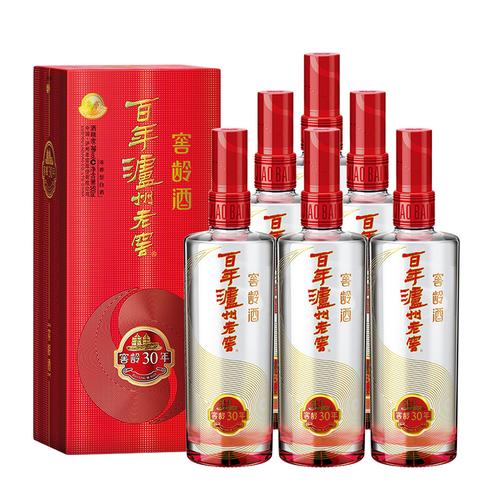 原价￥ 1879 现价 ￥ 1847 泸州老窖 窖龄30年 38度 浓香型白酒 500ml