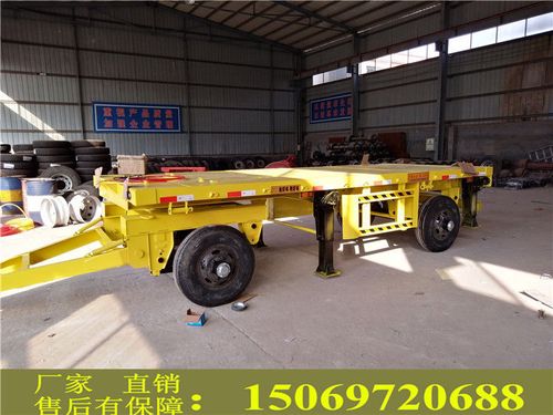 新型托板8米全挂车底盘挂车今年厂家实时价格