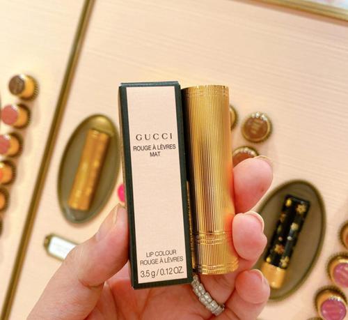 gucci古驰金管口红唇膏505#(滋润)(哑光丝绒)