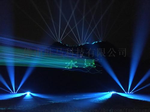 高明楼体广告投影户外广告投影灯楼盘广告投影