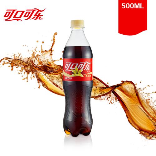 可乐新品可口可乐香草樱桃零度500ml12瓶碳酸饮料碳酸