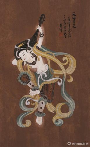 黄有为作品《反弹琵琶》