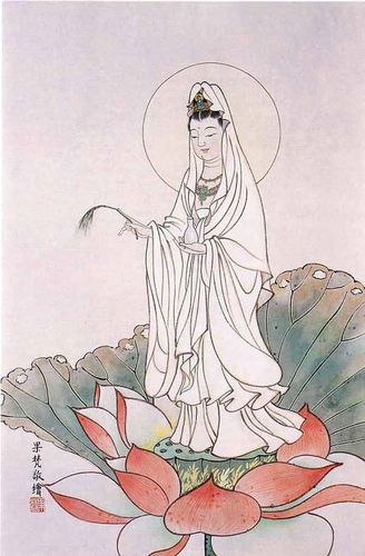观音大士观世音菩萨画像 (2)