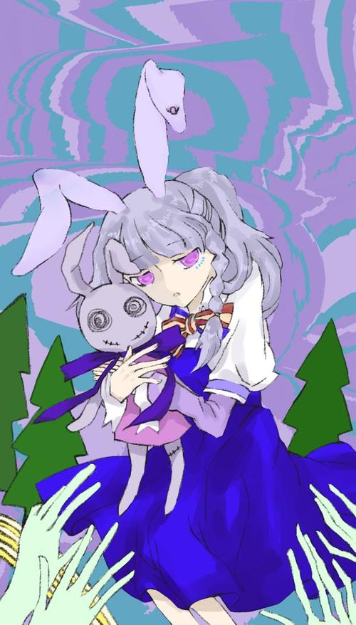 蓝色的兔子