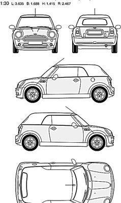 mini车标简笔画