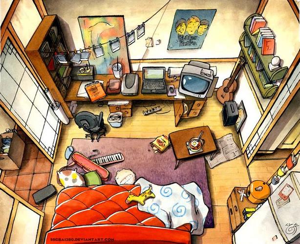 my room by ~ssgba1380 on deviantart