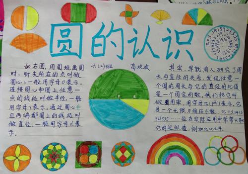 立足圆的认识 发展空间思维 —— 记华池县城关小学六(2)班数学手抄报