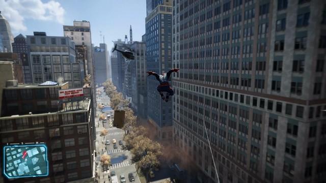 ps4版蜘蛛侠开放世界演出效果惊艳