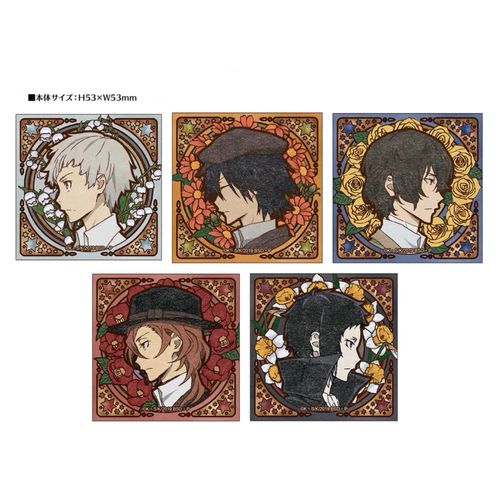 文豪野犬 文艺复兴方吧唧 53mm方徽章【预定】