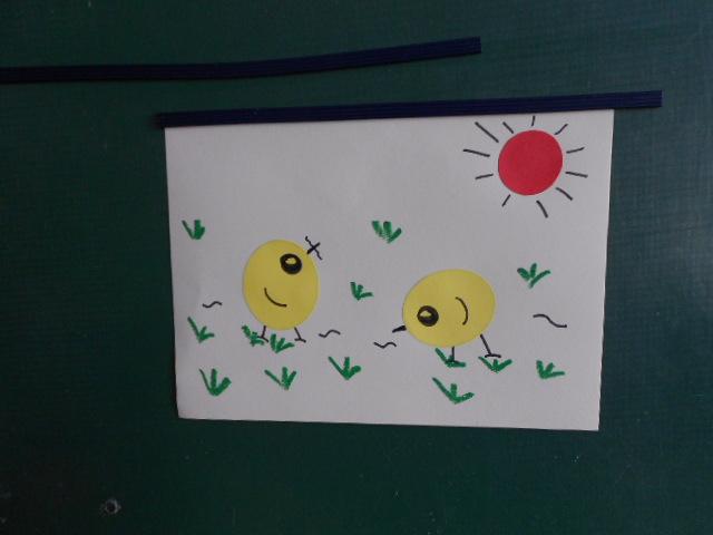 剪贴添画:小鸡捉虫              发布时间: 2013年1月14日