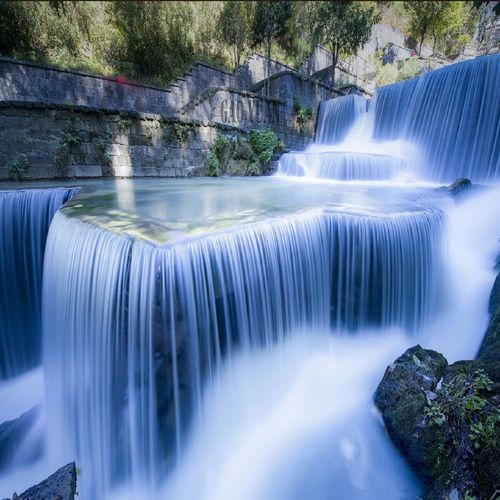 最美的腾冲叠水河瀑布