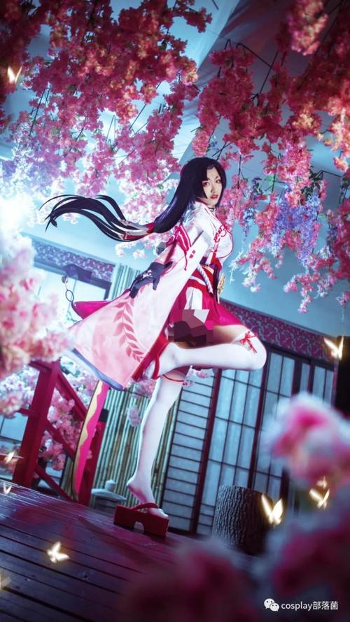 cos:阴阳师妖刀姬cos正片@风眠眠