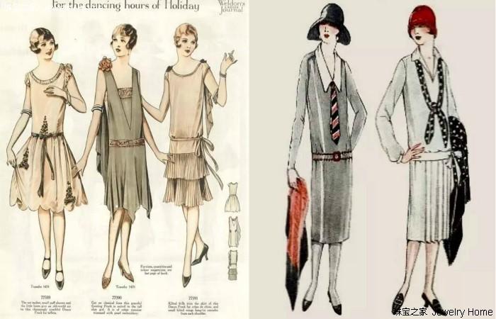 高级复古风 flapper girls 和魅力无限的黄金20年代