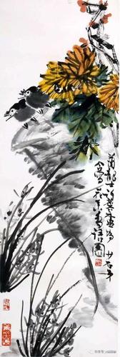 萧县书画名家: 江淮大写意画派百岁巨匠--萧龙士