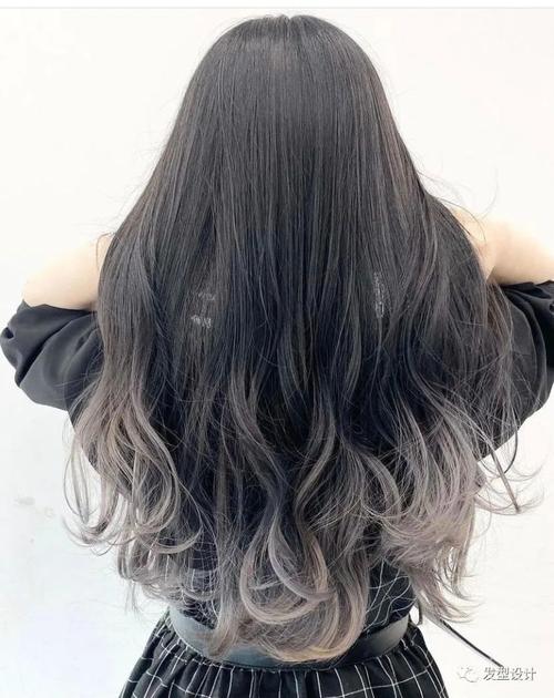 渐变发尾染,好迷人.