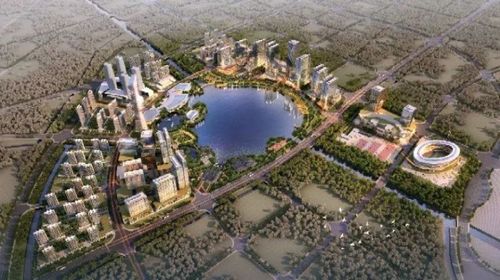 松江建设滨湖新城上海松江南部新城华阳湖周边地区城市设计