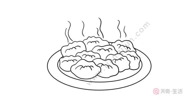 春节美食简笔画 春节美食简笔画怎么画