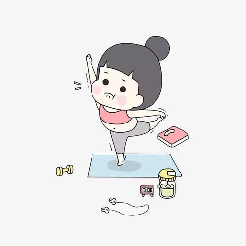 瑜伽可爱卡通头像 (第1页)