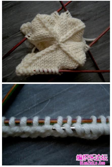 毛线编织五角星挂件教程