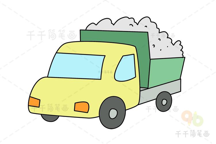 位置:>艺考>-儿童画>-儿童画画>-简笔画>-垃圾车简笔画步骤图_工程车