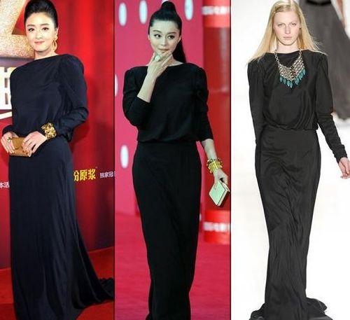 范冰冰李冰冰孙俪蒋欣 女星红毯撞衫谁是女王