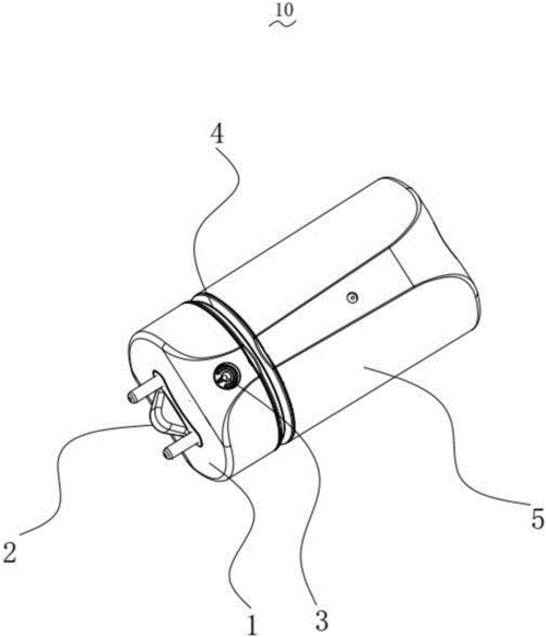 一种防触电灯管堵头及日光灯制造技术