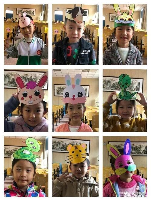 一年级——十二生肖面具,头饰制作 (辅导教师:刘芳)