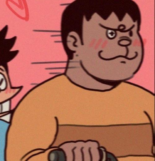 沙雕搞怪的动漫情侣头像/胖虎小夫