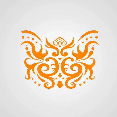 photoshop自定义古花纹图形