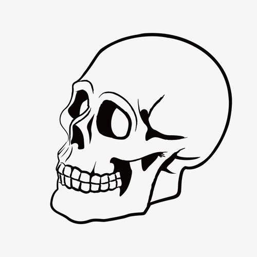 关键词 : 恐怖,头骨,骷髅,黑白