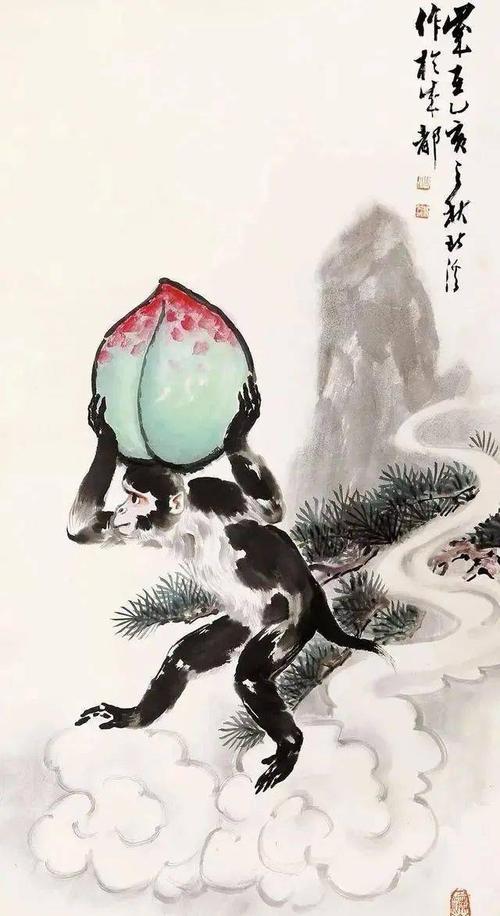 送您这组寿桃图,祝增福添寿!