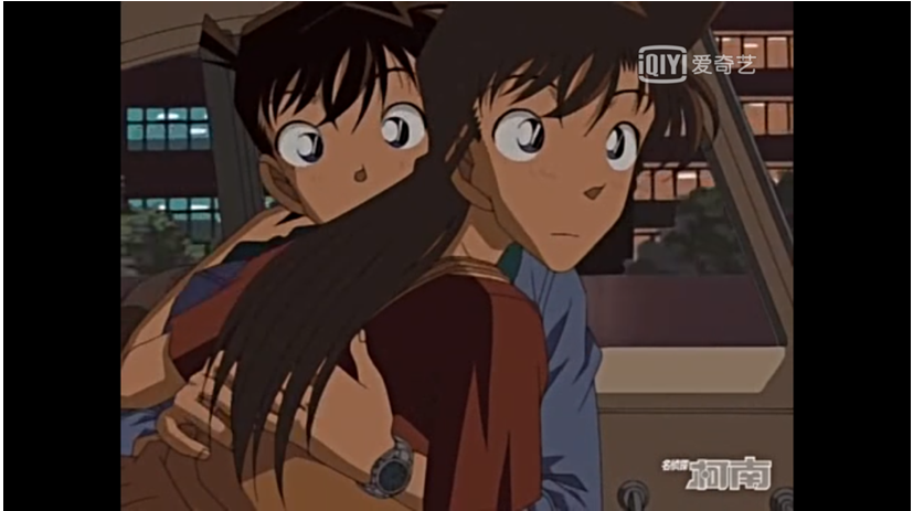 新一和小兰竟有这么亲密的动作多亏有希子真是神助攻呀