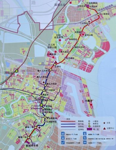 【新线路】滨海新区轨道交通z4线开工,泰达站可换乘9号线