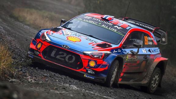 征战wrc赛事的现代i20 n 高性能赛车