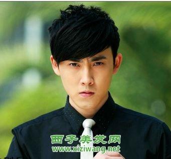 男士斜刘海发型造型(6)