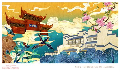南京城市插画系列(16篇)