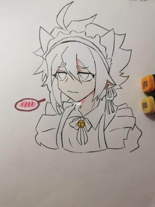 发个上色过程_上色_凹凸世界_凹凸世界安迷修_文化