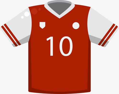 卡通红色足球服图标ui设计